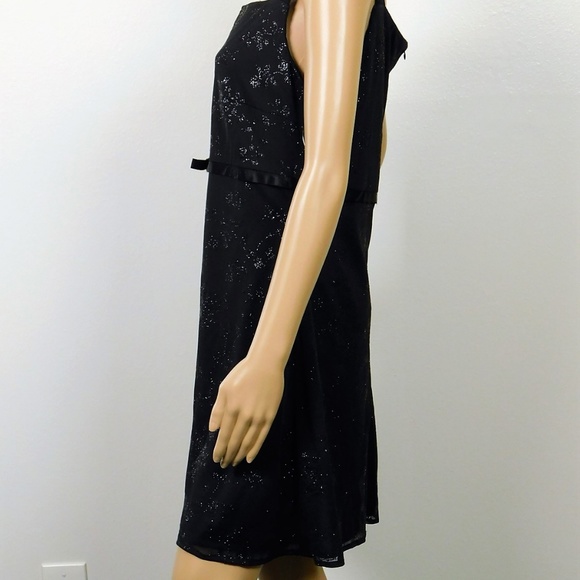 Scarlett Y2K Black Glitter Whimsigoth Sleeveless Mesh Dress Size M Dark Fairy - Picture 5 of 10